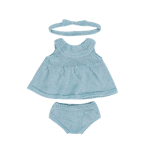 Miniland - Eco Knitted Dress And Headband For 38CM Dolls