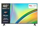 TCL 40S5400A Television 40 Inch Smart Tv 4K Fhd Hdr 10 Gaming Google Tv Dolby Audio Voice Control Game Master With Slim Design