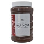 Multipurpose Craft Acrylic Brown 1L