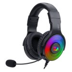 Redragon Over-ear Pandora USB Power Only |aux MIC And Headset Rgb Gaming Headset – Black