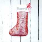 Bling Bow Stocking