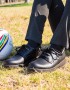 Mens Bronx Leather Lighty Casual Black Lace Up
