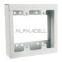 Wall Box 4X4 Extension Open - White Steel