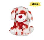 Plush Love Dog W heart Pattern 20CM