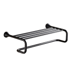 BTB019- Blackened Brass Towel Rail Shelf
