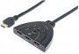 207423 3-PORT HDMI Switch HDMI 1.3 Integrated Cable