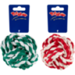 Cotton Rope Dog Ball Toy Colour May Vary