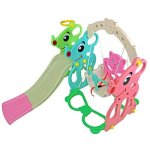 3-IN-1 Kids Slide & Swing Playground Set