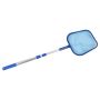 Telescopic Pole Deep Mesh Leaf Rake Pool Skimmer Net Tool