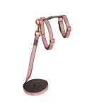 Rogz Cat H-harness & Lead Combination - Pink Blush
