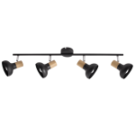 Ruth 4 Spot Track Light Black