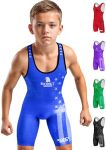 Exxact Sports Patriot Youth Wrestling Singlet For Boys Premium Powerlifting Singlet Kids Wrestling Singlets For Training Yl Roya