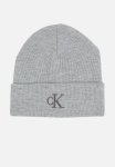 Calvin Klein Monogram Embro Beanie - Grey Heather