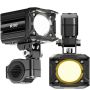 2 Pack LED Spotlights For Motorcycles Modified Auxiliary Lights Waterproof