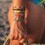 Colorful Beaded Bracelets For Women Boho Style Hand Jewelry