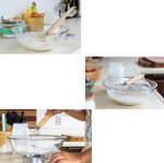 Danish Stainless Steel Dough Whisk - Large Steel Whisk Kitchen Tool Set