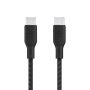 Belkin Boostcharge 100W Pd USB Type-c To USB Type-c 2M Braided Cable Black CAB014BT2MBK