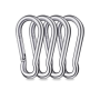 4X Medium Snap Hook Heavy Duty Carabiner Clip Carabiner Outdoor