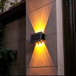 Solac Solar LED Rgb Wall Light IP65 Waterproof