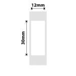 NB102 - - D11 D101 D110 H1S - 12X30MM - 195 White Labels