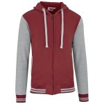 Mens Princeton Hooded Sweater Red