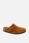 Birkenstock Boston Sfb Suede Narrow - Mink