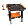 Pony Jorgensen Work Table Sawhorse With Bench Dogs & Clamps