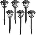 6 Pack Solar Power Garden Light SG-002WW X6