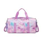 Womens Purple Marble Wet And Dry Gym Bag