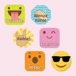 Emoji Merit Labels - Zulu