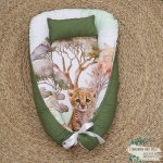 Baby Safe Nest Safe Sleeping Pod Olive Safari Green Splash