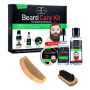 3 Pieces Men Beard Growth Treatment & Care With Comb & MINI Brush