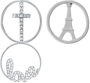 FLD4 - Alloy Cross Eiffel Tower Or Love Round Plate For Inside Floating Locket - FLD5 Round Love Plate