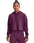 Women's Ua Terry Crop Hoodie - 582 LG