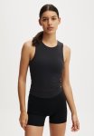 Cotton On Ultra Soft Racer Tank Top - Black