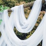 1 Roll White Tulle Fabric - 22.01METER Spool For Tutu Skirt Sewing Gift Wrapping Wedding Dress Making Ceremony Backdrop Home Dec