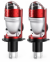 H4 3-PIN Bi-led Projector Headlight Bulbs 320W 30000LM Bright White Pair