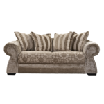 Marriott 3 Piece Reclining Lounge Suite In Leather-gel Fabric Black.