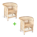 Traditional Malawi Cane Chair Support Initiative - 2 X Malawi Chairs 5% Discount