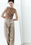 Draped Vest Top - Beige