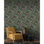 Non Woven Jungle Teal Wallpaper 10.5X0.53M