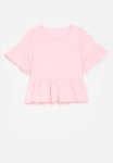 PoP Candy Frilled Sleeve Tee - Pink