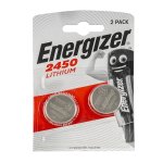 Energizer 2 PK 3V Lithium Batteries CR2450 CR2450BP2