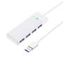 Orico Pw Series 4-PORT USB3.0 Hub Usb-a USB-A3.0 X 4 5GBPS Sharing 15CM |white