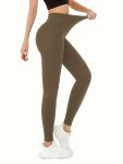Women's High-waisted Super Soft Stretch Yoga Leggings Tummy Control Workout Pants Non-see-through Breathable Active Running Tigh
