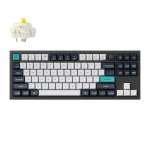 Keychron Q3 Max Qmk via 80% Wireless Custom Mechanical Keyboard Banana Switch - Carbon Black