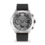 Gents Zenith Black Leather Strap