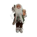 45CM Green Santa W Teddy Bear Xd CK023