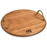 Homegrown Medium Round Hardwood Food Platter