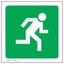 Abs Sign - Man Running Right 190 X 190MM